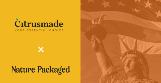 Citrusmade approda negli Stati Uniti: al via la partnership con Nature Packaging